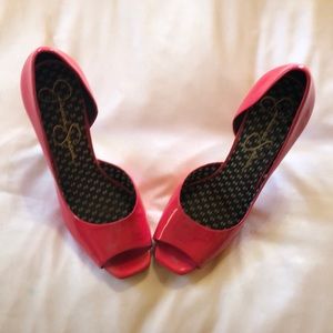 Patent leather heels